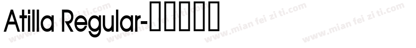 Atilla Regular字体转换